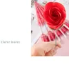 Fleurs décoratives 100 pièces/ensemble fleur artificielle savon Rose avec boîte-cadeau pour mariage saint valentin mères enseignant décor à la maison