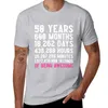 Polo da uomo T-shirt con conto alla rovescia per il 50° compleanno da donna, regalo divertente per i cinquantenni, felici anni per 5