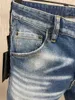 Klassieke mode dsq jeans hiphop rock moto heren casual ontwerp gescheurde jeans verontruste slanke denim DSQ2 COOLGUY JEANS 9907 blauw