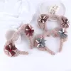 Accessori per capelli Bella minoranza Bowknot Lattice Ragazze Fashion Design Peluche Cerchio Orecchie da orso Fascia da donna Copricapo coreano