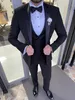 Newly arrived men's wedding dress ultra-thin and suitable for shawl lapels 3 pieces of formal best men's groom dress wedding dress Trajes De Hombre 231023