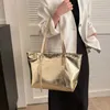 Totes 2023 Women's Soft Bag Brigt Pu Leather Handbag and Bag High Quality Bag Supermarket Bagstylisheendibags