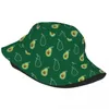 Baretten Grappige Leuke Cartoon Fruit Avocado Emmer Hoed Meisje Opvouwbare Outdoor Sport Vissen Cap Zomer Strand Vakantie Uitje Hoofddeksels