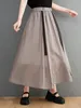 Skirts Anteef Korean Fashion Cotton Vintage High Waist Summer Casual Loose Long For Woman Tutu Womens 2023 Skirt Clothing