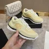 Designer Casual Shoes chanels Reflective Sneakers C Vintage Suede Leather Trainers Fashion Stylist Shoes Leisure Shoe Platform Lace-up Print Sneaker size 35-46