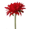 Decorative Flowers 5pcs Artificial Gerbera Daisy Flower For Wedding Home Decoration (White)