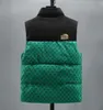 23ss herenvest patchwork borduurwerk puffervest heren verdikt warm dons katoenen designervest