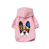 Abbigliamento per cani Abbigliamento stile autunnale e invernale Felpa con cappuccio alla moda calda Cappotto sportivo di piccola taglia per animali domestici