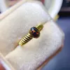 Anneaux de cluster 925 Sterling Silver Black Opal Natural Gem Bijoux Bague Collier de luxe pour femmes avec Noël gratuit