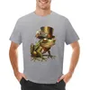 Polos para hombre Steampunk Frog XII camiseta Anime camisetas pesadas peso pesado para hombres