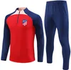 2023 2024 Atletico Madrids Tracksuit Soccersuit Kit 23 24 Griezmann Men and Kids Football Tracksuits Sports Chandal Futbol Survlement