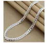 Pendants 5MM S925 Sterling Silver 8/18/20/22/24 Inches Full Side Chain Bracelet Necklace For Women Men Fashion Jewelry