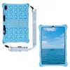 Fidget Push Bubble Silicone Tablet Case för Samsung Galaxy Tab S6 Lite 10,4 tum S6Lite Anti-Stress stockproof Stand Rem Skyddsskydd för barnflickor pojkar