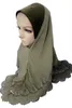 Vêtements ethniques Malaisie Strass Foulard Élégant One Piece Amira Cap Musulman Islamique Instant Hijab Headwrap Châles Shayla Femmes Chapeaux