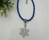 Charm Bracelets 10pcs/lot Drop Glaze Snowflakes Pendant Mixed Color Bracelet DIY Women Christmas Jewelry Gift