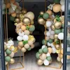 Kerstversiering Retro Groene Ballon Slinger Boog Kit Bruiloft Verjaardag Ballonnen Decoratie Feest Voor Baby Douche Decor 231023