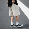 Pantaloncini da uomo Estate Cerniera sottile Vestibilità ampia Tinta unita Abito casual da jogging di alta qualità