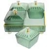 Dinnerware Sets Desk Top Decor Snack Compartment Platter Household Dish Kitchen Bowl Serving Tray Ktv Container