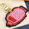 Luksusowa kobieta L Kluczowe projektantka Biegla Blaki Masowa Klucz Pierścień 4 Style Portable Key Wiselant Trendy Girls Cute Portachiavi Popularny