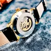 Orologi da polso Moda scheletro orologio meccanico Top orologio automatico trasparente da uomo Relogio Masculino 2023