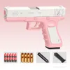 M1911 Eva Soft Bullet Foth Tarts Blaster Pistolet Pistolet Podręcznik strzelania różowego wyrzutni z tłumikiem dla dzieci Prezenty urodzinowe dla dzieci Best Quality009