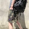 Shorts masculinos camuflagem moda casual y2k trendyol larga baggy calças femininas verão harajuku basquete algodão hip hop roupas