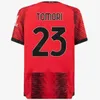 23-24 Drużyna klubowa 11 Pulisic Soccer Jersey Set 9 Giroud 10 Lea Okafor Tomori Hernandez Loftus-Cheek Reijnders Thiaw Chukwueze Calabria Kits Acmilan