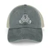 Boll Caps Metal Spiral Tribe Logo Cowboy Hat Rugby Kids Snapback Cap Men Kvinnor