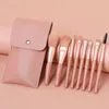 Makeup Brushes Ronslore 8st Borst Set Foundation Powder Face Eye Shadow Eyeliner Eyelash Lip Make Up Beauty Tool With Bag