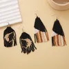 Dangle Earrings Rice Bead Tassel Originalityパターンレトロ潮流のシンプルさボヘミア手織り合金ビーズ