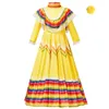 Halloween Costume Women Designer Cosplay Costume Mexican Folk Dance Dress New Halloween Costume 61 School Stage Costume