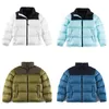 Herrkvinnor Fashion North Jacket Winter Coats Men Puffer Goose With Letter Brodery Outdoor Jackets Streetwear Face Parkas Size M-2XL
