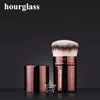 Outils de maquillage sablier rétractable Kabuki Brush Travel Fondation Fondation Fondation Liquid Cream Powder Puffing Tool 231023