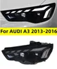 Gruppo fari per auto per AUDI A3 2013-20 16 Blu DRL Animazione Fari LED Luce diurna Abbaglianti Indicatori di direzione