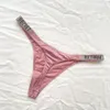 Calcinha feminina rosa conforto sexy mulheres lingerie marca design tanga moda plus size sutiã sem costura briefs carta roupa interior 231023