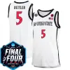 PERSONALIZZATO 2023 Final Four San Diego State Maglia da basket Matt Bradley Darrion Trammell Lamont Butler Jaedon LeDee Micah Parrish Keshad Johns