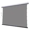 Factory Wholesale Electric Motorized Tab Tension 3D 4K Projection Screen 110 Inch With Grey Anti-Light Fabric