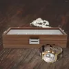 Titta på lådor Display Box Organizer Jewely Case Smart Desktop Decorative Wore Container Travel