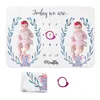 Couverture d’étape mensuelle de jumeaux pour garçons filles neutre baby shower cadeau jumeau décor de pépinière photographie fond étoile accessoire inclus