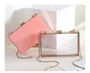 Abendtaschen Bella Joy Acryl Transparent Damen Clutch Bag Kette Messenger Handtasche Schulter 231023