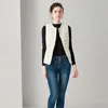 Ailegogo – gilet de canard blanc décontracté pour femme, veste Ultra légère, col rond, sans poids, manteau d'extérieur, vêtements d'extérieur, hiver