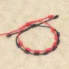 ロープ織りブレイブカラフルな友情ブレスレット親子の相互作用ラッキーレッドロープVSCO女の子の調整可能なブレスレット美学ジュエリー卸売