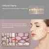 Face Massager EMS Face Lifting Roller RF Double Chin V Face Shaped Massager Jaw Cheek Thin Slimming Lift Up Belt Skin Care Tool 231023