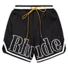 Herenshorts Zomersport Casual Amerikaanse stijl Heren Gym Hardlooptraining Bodybuilding Sneldrogend Ademend Basketbalbroek