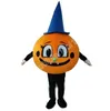 Costume de mascotte tête de citrouille d'halloween, vêtements de performance de carnaval, tenue de fête de noël, offres spéciales