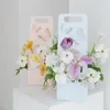 Gift Wrap 5pcs Waterproof Paper Packing Bag Florist Fresh Flower Carrier Portable Foldable Bouquet Bags For Mother's Day