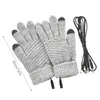 Gants à cinq doigts Gants chauffants Gants chauds thermiques d'hiver avec feuille chauffante intégrée Gants de travail d'hiver doux et durables alimentés par USB pour hommes femmes 231023