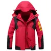 Men's Down Parkas Women Men's Mountain Waterproof Ski Snow Jacket Winter Two-pieces Sets 3 in 1 Warm Camping Windbreaker Hiking Coats Parkas Men J231023