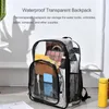 Rucksack, transparent, für Büro, Aufbewahrung, Schultertasche, tragbar, für Reisen, Wandern