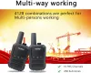 Radtel RT12 Mini talkie-walkie portable FRS radio bidirectionnelle longue portée talkie-walkie pour enfants avec batterie rechargeable/VOX/CTCSS pour les affaires hôtelières